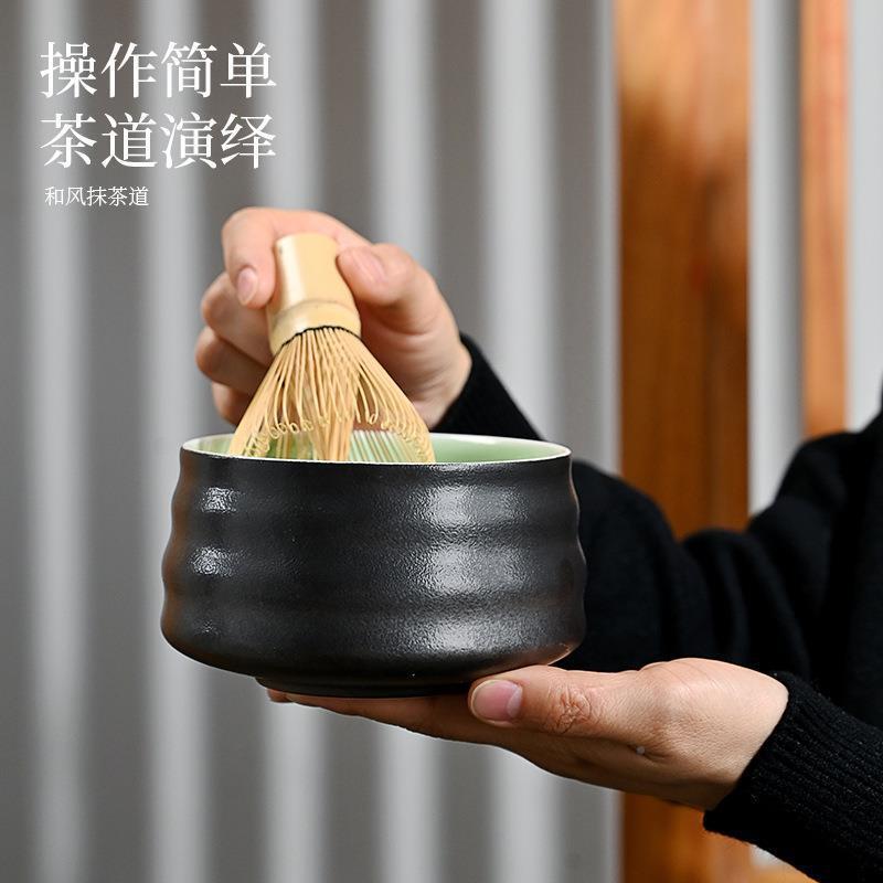 日式手工竹制打装抹茶茶套装道茶筅立筅百本立无品牌/点茶套宋韵