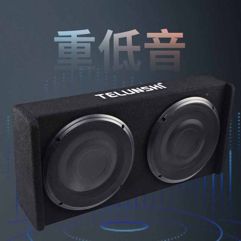 源头工厂销皮卡车低音炮汽车车载专8寸超薄双喇(量大价叭大功率
