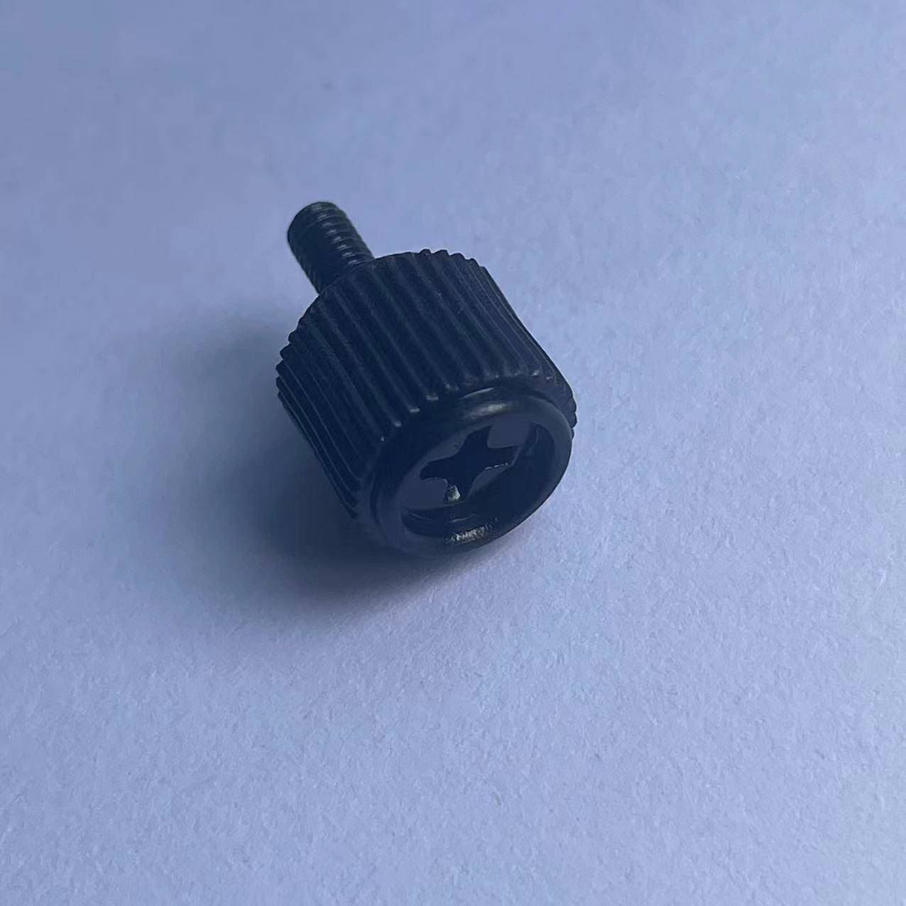 YHG工厂现货胶塑胶手拧螺丝平包手头拧螺丝