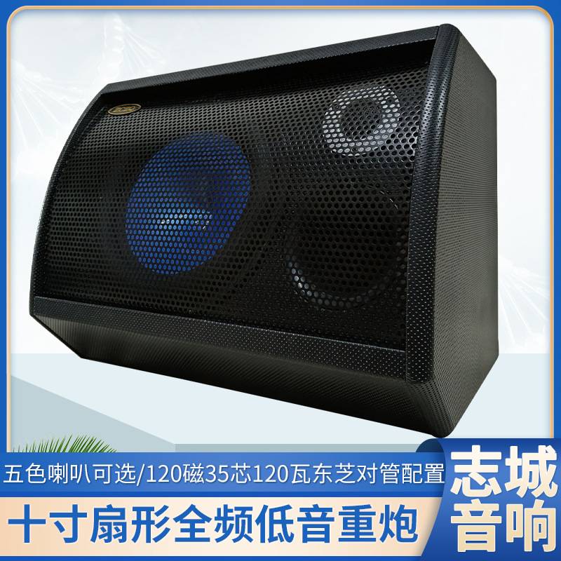 十寸扇形全频低音重炮 车载低音炮改装汽车音响 大功率桌面音箱厂