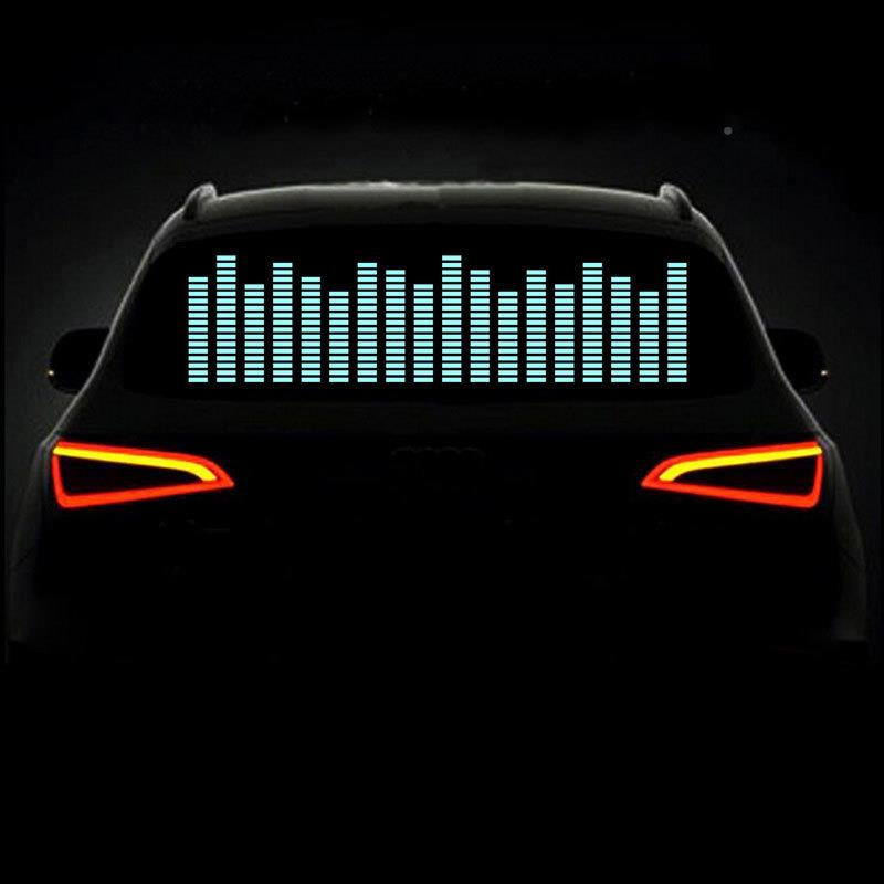 vB7【让大利】FQjZ8Y4S汽车音乐节奏灯后挡玻璃风音响声控感窗应
