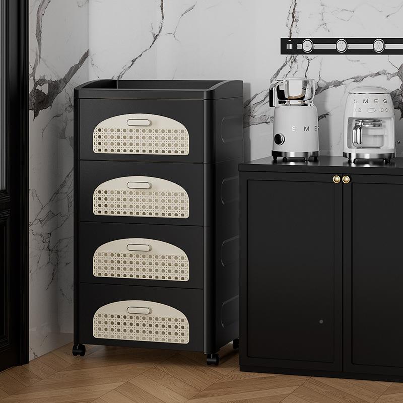 新款置用编织弧形抽屉收纳柜家多YM-235-2架功能整理物大容量多层