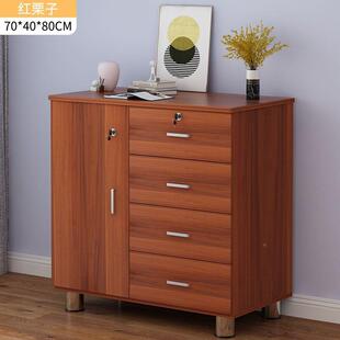 床头柜约现收纳五斗柜柜8见详情0高储物柜简置代物架带锁卧室小型