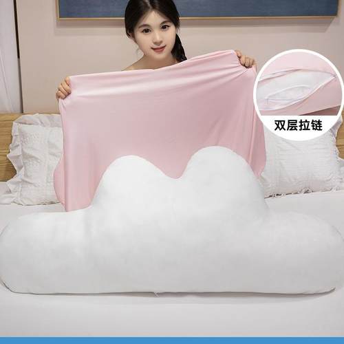 夏季朵凉感云靠枕床头靠1001201垫软包床上抱枕女生觉客厅沙发睡