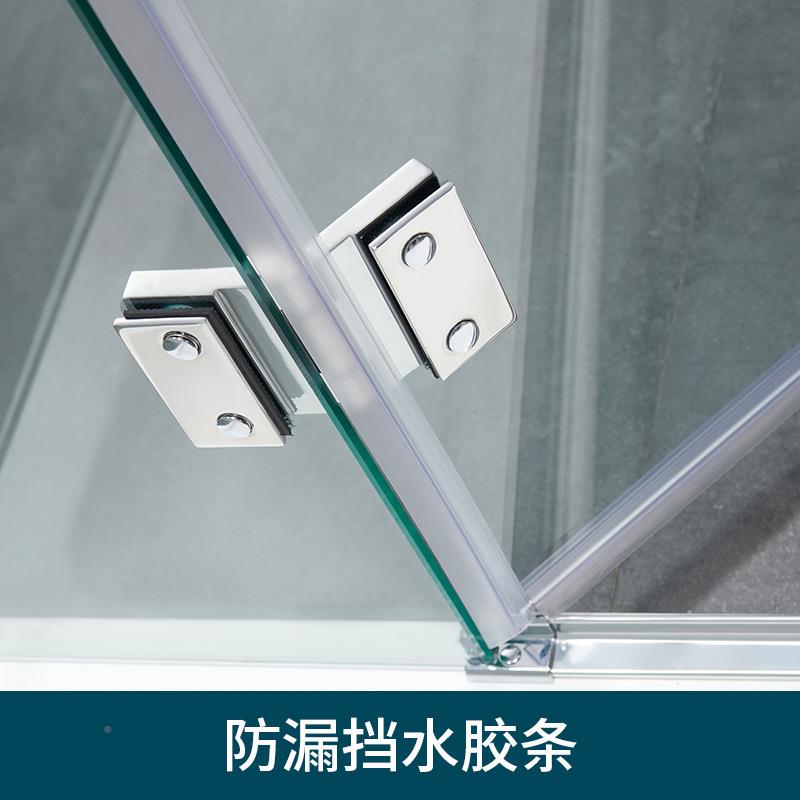轻奢框30窄4不465锈钢无边房框淋浴极淋浴屏风别墅酒店隐形无冲澡