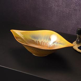 海鲜具刺身陶瓷餐意专用DDP拼盘姿造境三文鱼酒店创意助餐自干冰