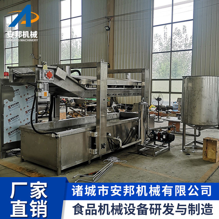 多功能无骨炸鸡油炸设备新型芥末鸡油炸设备全自动藤椒鸡油炸机