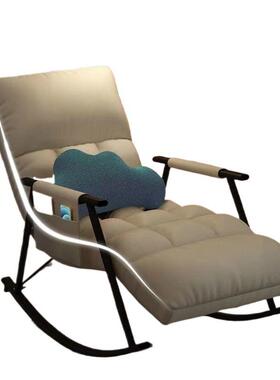 懒沙发摇SYW椅午睡躺椅阳台家人用休闲睡靠椅可躺可摇摇客厅沙发
