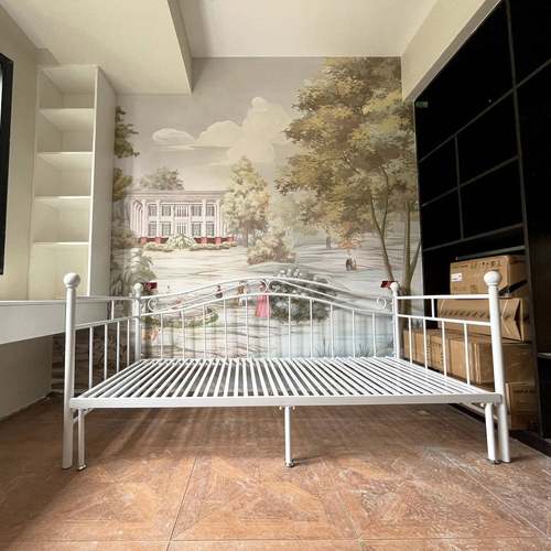 铁艺发床可伸缩推拉床家用单客厅叠沙发坐折卧两用人985双人沙床