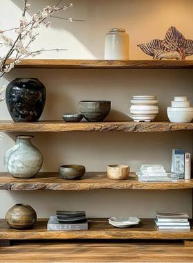 木原木风原木实博LNI古架书房宿茶室美多宝阁宋氏学展示柜民酒店