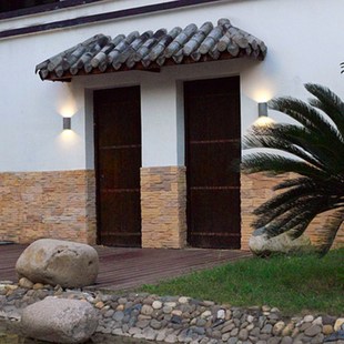 LED壁灯室内楼梯卧室客厅床头户外酒店庭院黑色防水网红室外