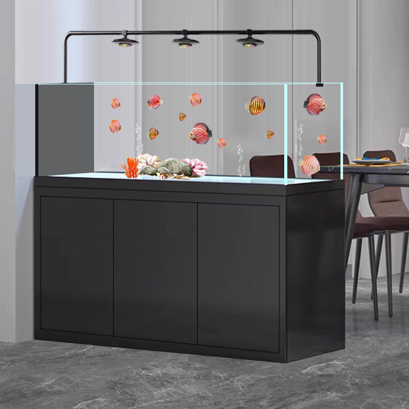 溪流缸鱼缸极窄侧溢流超白底滤客厅大中型原生缸南美缸兰寿缸三湖