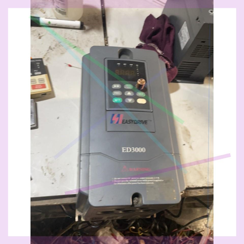 议价易驱变频器ED3000易驱3.7kw变频器拆机一台 标签看不