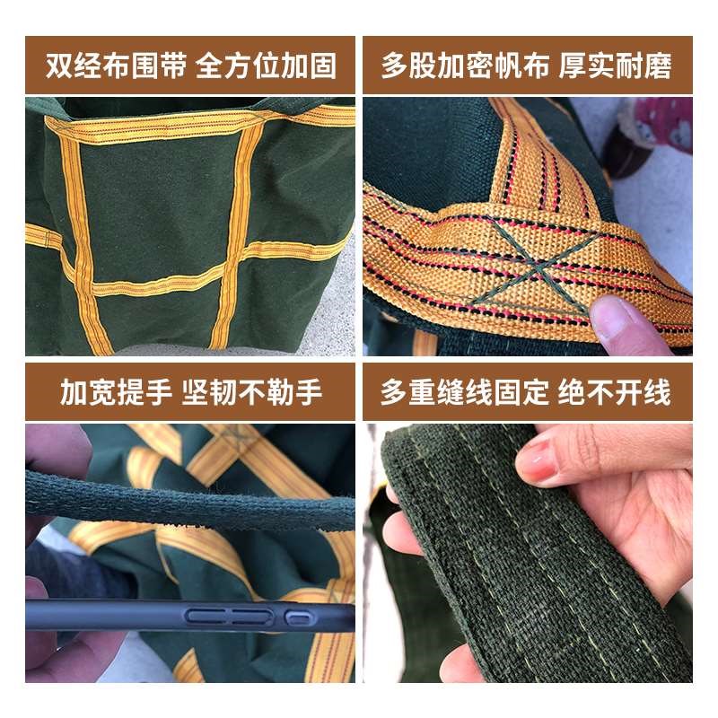 新款帆布吨袋1吨 2 吨包袋 吨包加厚耐磨软托盘黄沙水泥吊袋叉车