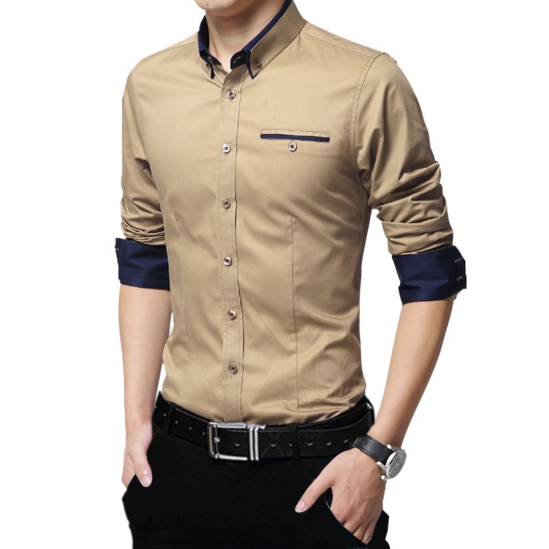 秋冬保暖白衬衫男长袖韩版休闲商务加厚加绒村衫大码职业工装衬衣