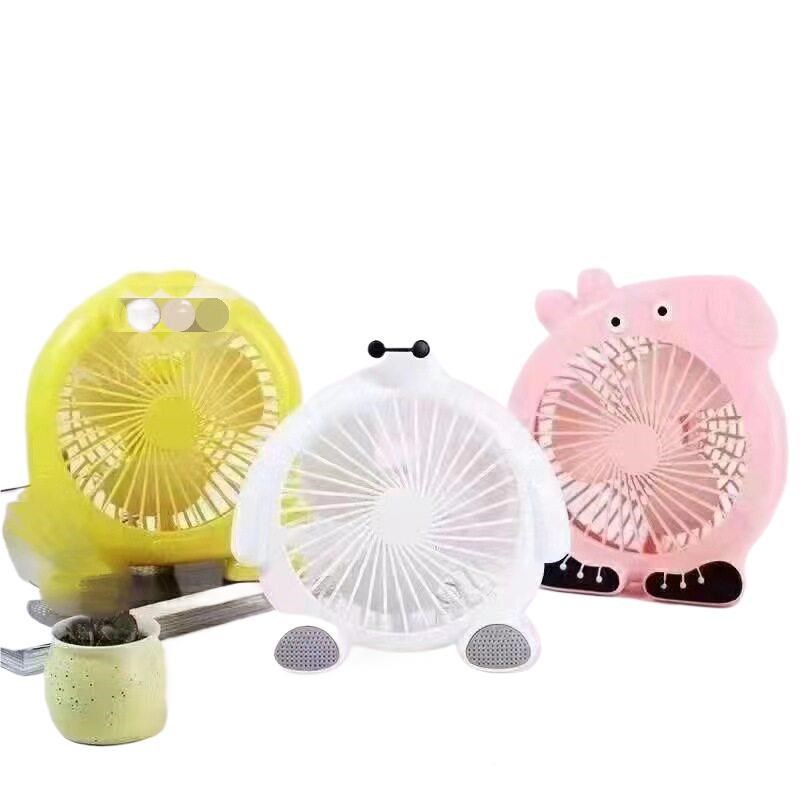 你迷小风扇学生小宿舍办公桌面便台式型轻节能1卡通电风扇迷你风