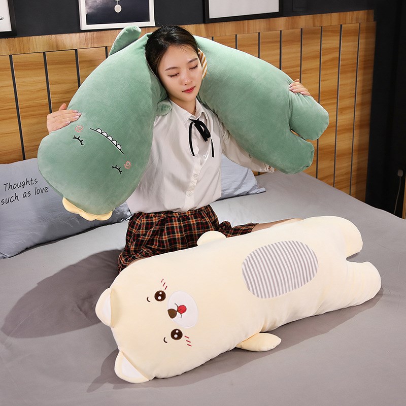 床上懒人夹腿陪你睡觉抱枕超软长条枕女生布娃娃玩偶X公仔毛绒玩