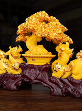 招财貔貅摆件聚财旺财客厅家居摆设店铺收银台办公室装饰开业礼品