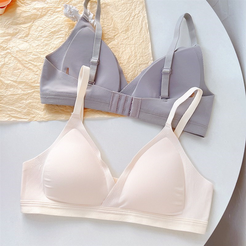 薄款少女内衣女学生小胸聚拢无钢圈胸罩美背三角杯文胸