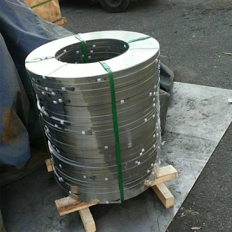 316L不锈钢打包带薄条 长条薄片板卷带特尺分条201 304规格齐全