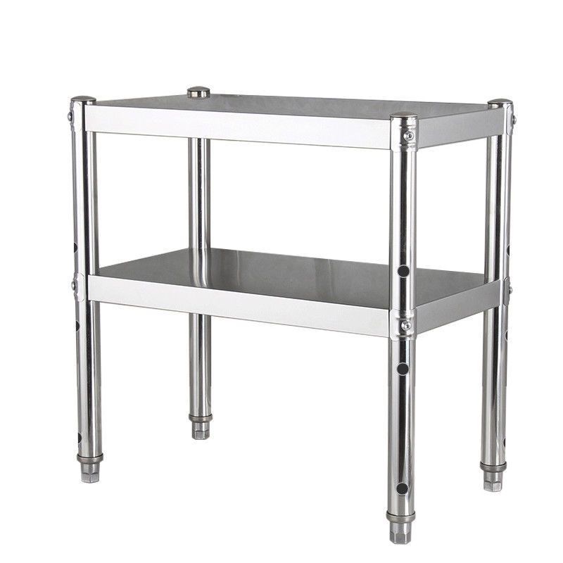 厨房置物架层架落地不锈钢储物架家用烤箱微波炉置物架锅架菜架1