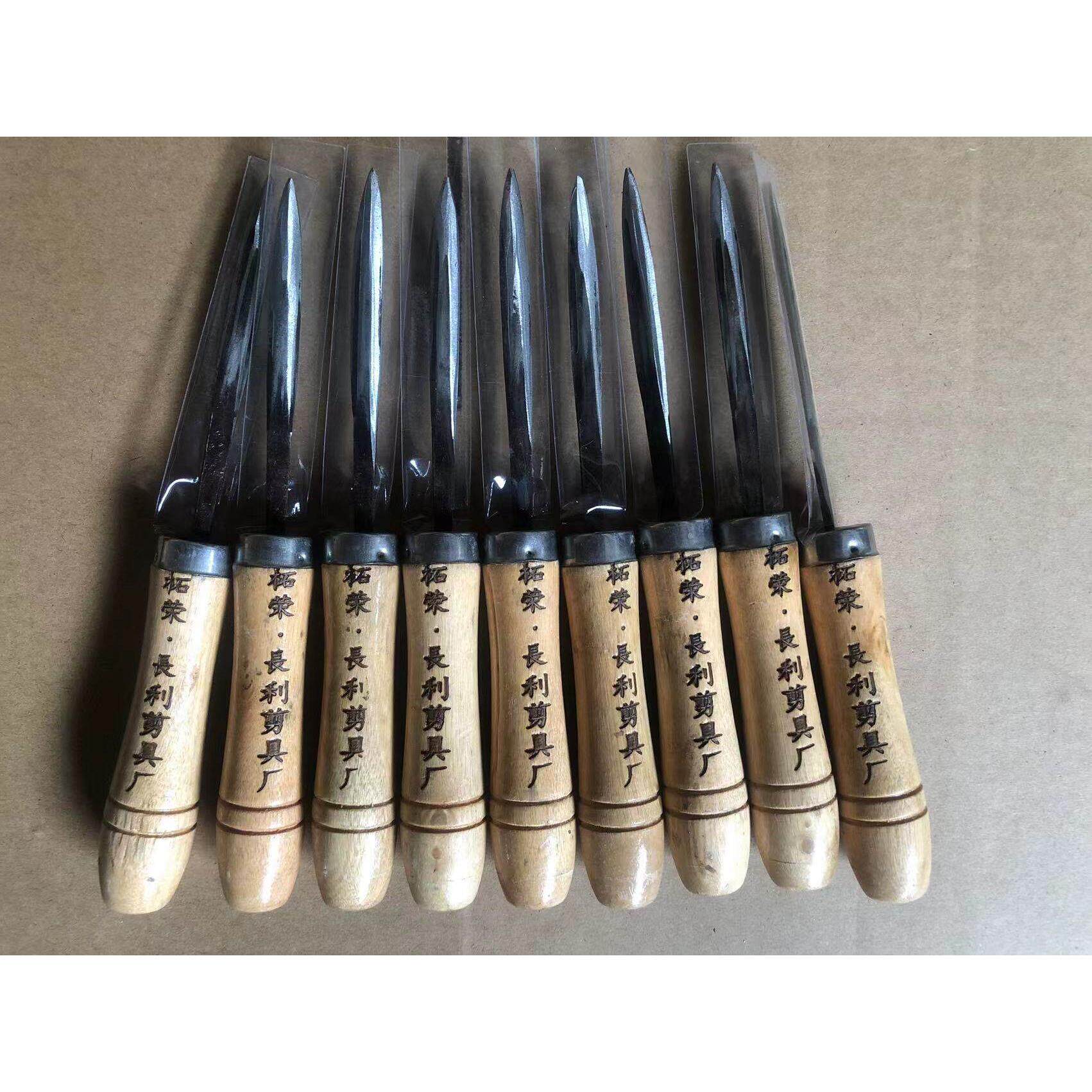 开生蚝专用刀撬海蛎子工具赶海海蛎刀采海蛎刀工具海蛎刀长利木柄 - 实物图