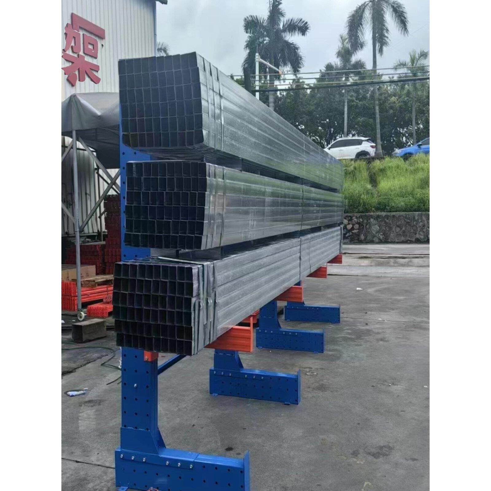 订做悬臂货架重型铝材管材货架悬货架置物架货架订做储藏架新款