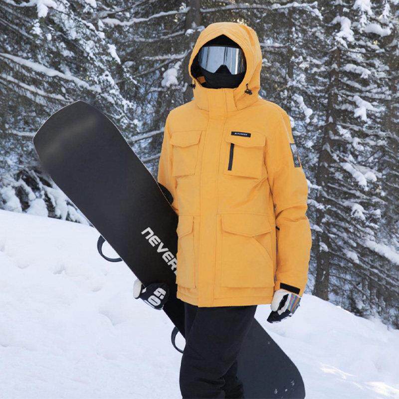 新款滑雪服男款专业防风防水加厚保暖滑雪衣外套东北户外滑雪装备