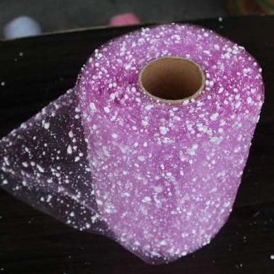 雪点纱网婚房布置婚车装饰礼品花艺包装材料纱网新款特惠雪点纱网