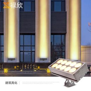 led聚光射灯户外防水聚光灯远程投光洗墙灯射灯光柱灯别墅射灯