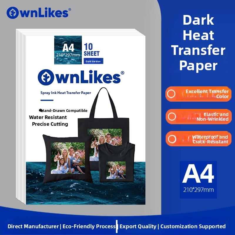 热转印纸印刷A4格纹暗浅色喷墨激光t恤热转印纸可手工DIY热转印纸