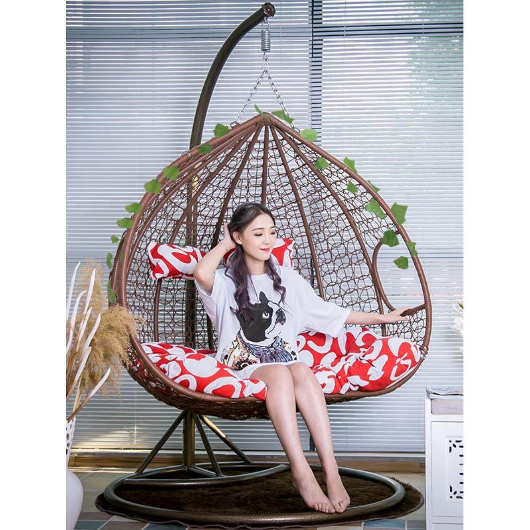 吊椅家用吊篮藤椅网红懒人秋千室内单双人吊床阳台客厅鸟巢摇篮椅
