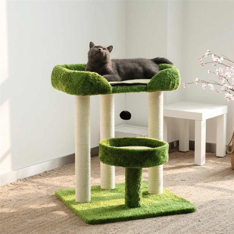 肥猫布偶缅因猫窝猫树猫爬架一体剑麻替换垫子猫玩具攀爬猫架大床