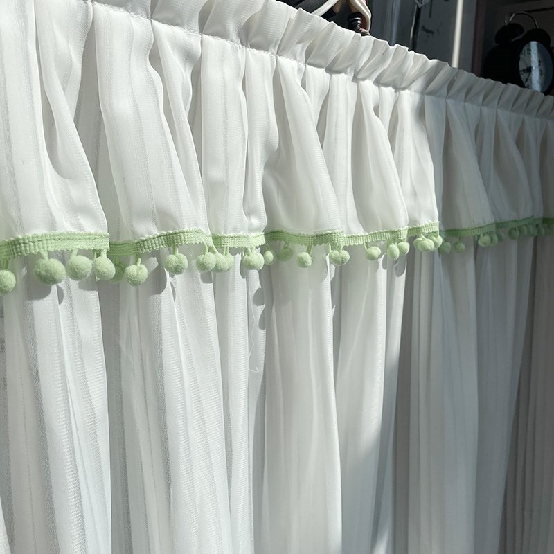 柜子遮挡帘书柜橱柜衣柜厨房杂物防尘魔术贴免打S孔柜帘鞋柜遮丑