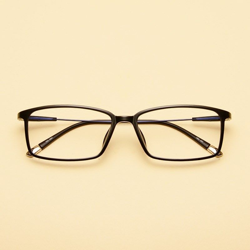 韩国超轻钨钛塑钢眼镜架气质方框男女时尚百搭配近视散光防蓝光