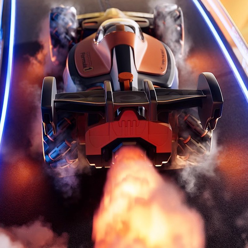 儿童喷雾遥控赛车可漂移方程式高速四驱越野汽车男玩具生日礼物F1