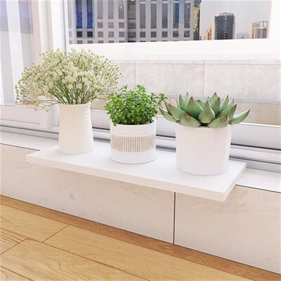 窗台加宽置物板阳k台增宽神器窄台沿延伸花架实木免打孔窗户置物