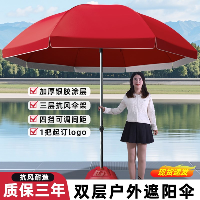 遮阳伞太阳伞大伞户外摆摊专用雨伞大型商用摆地摊大伞庭院伞定制