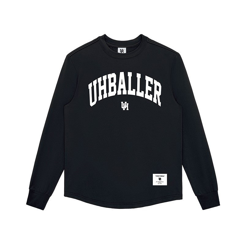 UH投篮服运动长袖t恤男高弹排汗健身美式篮球训练服长袖速干衣男