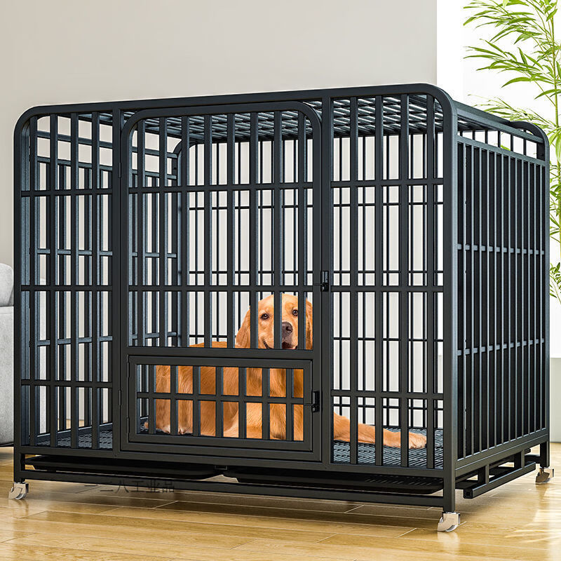 狗笼子大型犬中型犬带厕所分w离室内拉布拉多金毛宠物狗狗围栏加