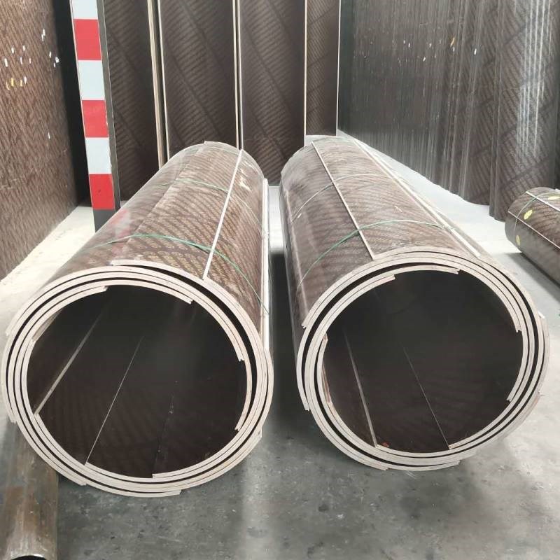 弧形模具定制桥梁墩建筑圆模板木工板工地井筒模板耐磨圆柱木模板