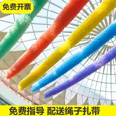 三八节气球下落网酒吧商场开业活动降落网求婚告白心形气球网兜