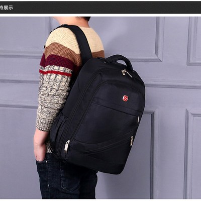 新款单拉杆双肩背包商务男士电脑包大容量牛津布旅行箱包18 20寸