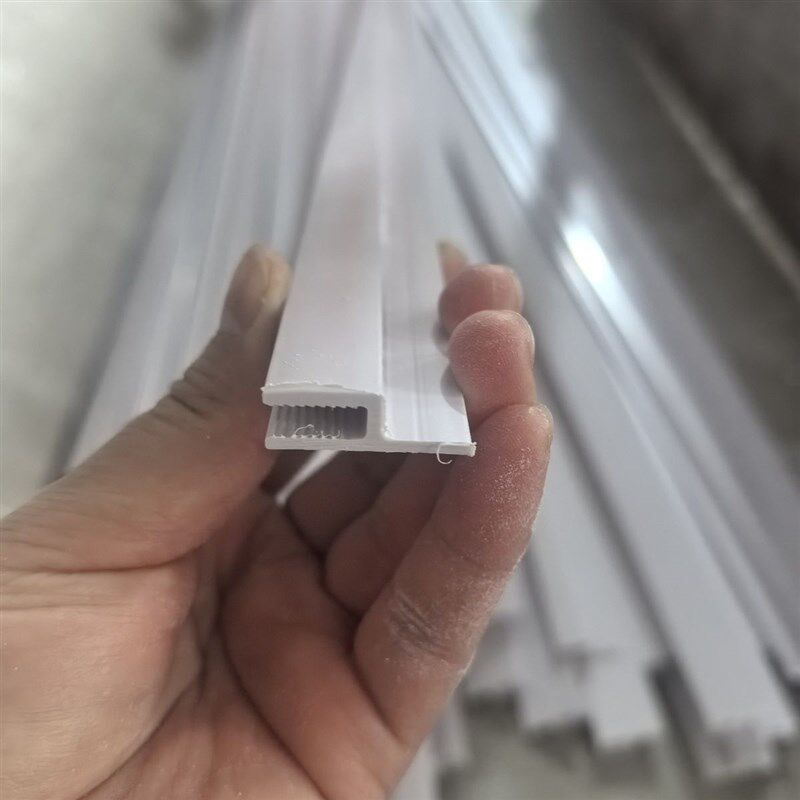 卡布灯箱软膜天花吊顶型材PVC龙骨缝隙收边天花卡条边框