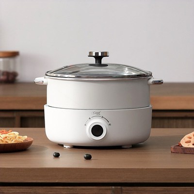 多功能电煮锅家用电器厨房电炒锅火锅一体两用学生宿舍电锅小家电