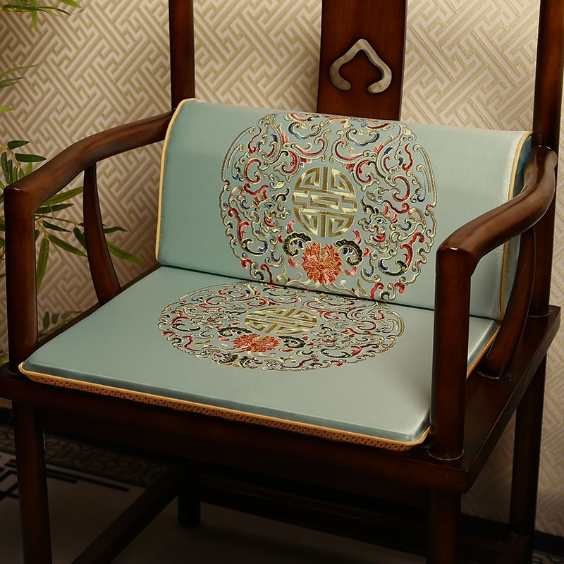 中式红木沙发坐垫椅子垫古典实木茶桌椅子坐垫茶椅圈椅太师椅座垫