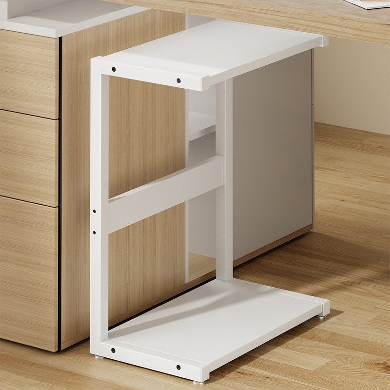 主机托架台式电脑打印机一体置物架办公室落地双层机箱底座小架子