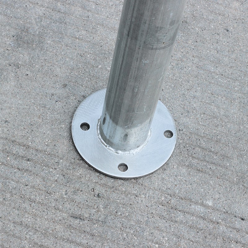 镀锌立杆广角镜爆闪灯安装立柱道路交通标志牌安装立柱凸透镜立杆