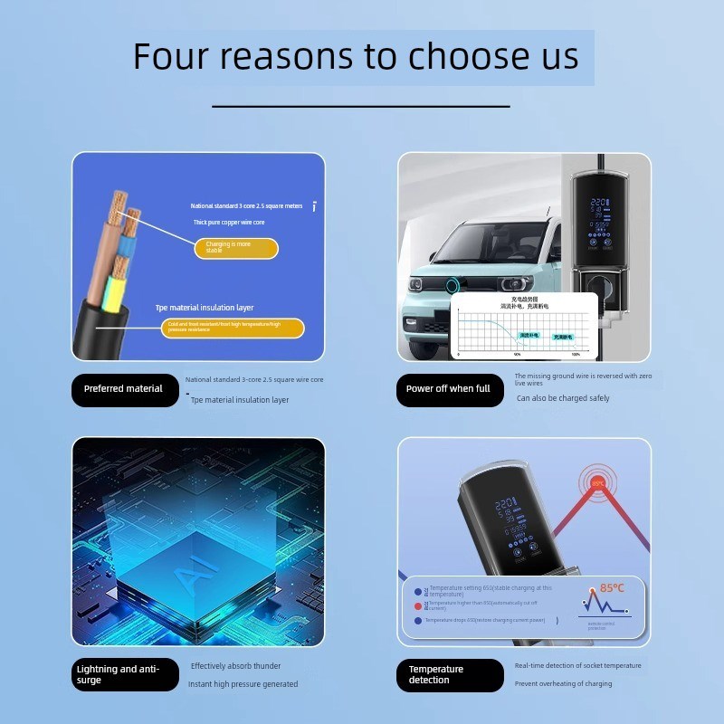 五菱宏光mini接地宝迷你ev专用新能源汽车充电转换器免接地线插座