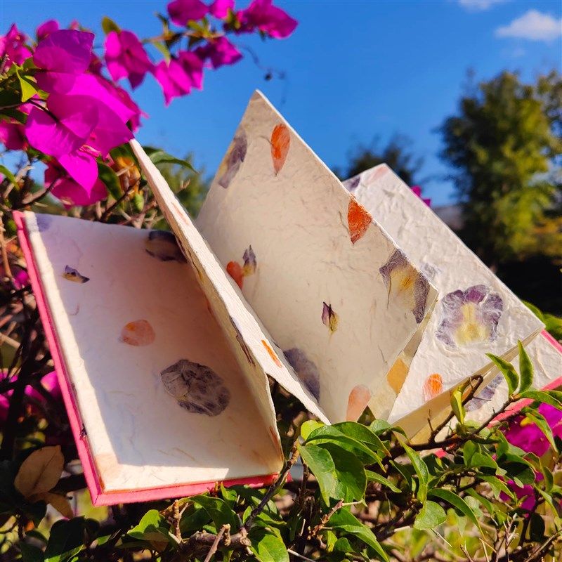 东巴纸本子手工风琴本diy折页本旅行盖章本植物手工纸手工手帐本,文具电教/文化用品/商务用品,手帐/日程本/计划本,淘宝优惠券,粉丝福利购,淘宝优惠卷